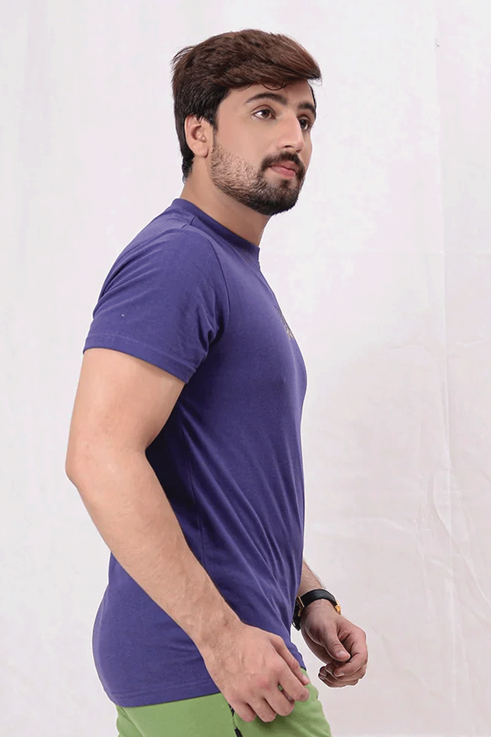 Men Printed T-Shirt - Navy Blue