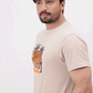 Men Printed T Shirt - White Pepper