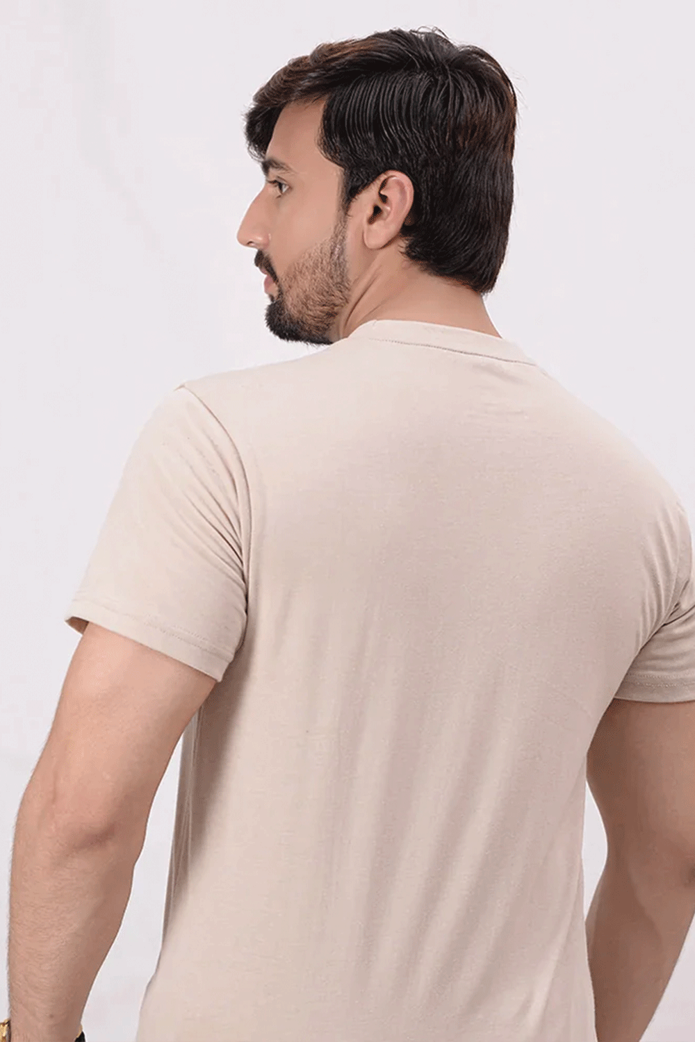 Men Printed T Shirt - White Pepper