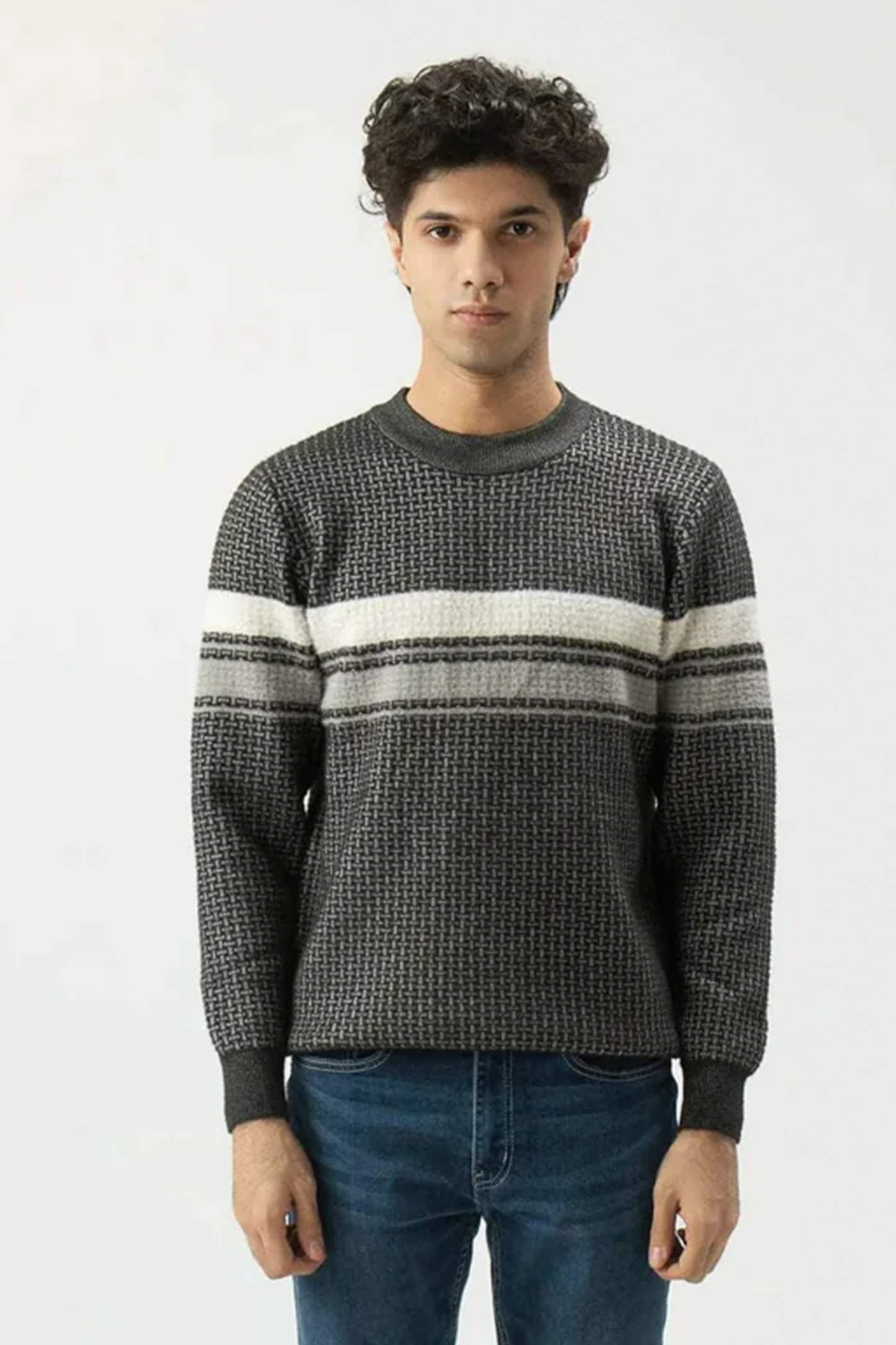 Men Regular Fit Jersey – Grey