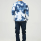 Men Regular Fit Sweatshirt - Blue Tie Dye Camouflage