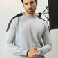 Men Regular Fit Sweatshirt - Gray