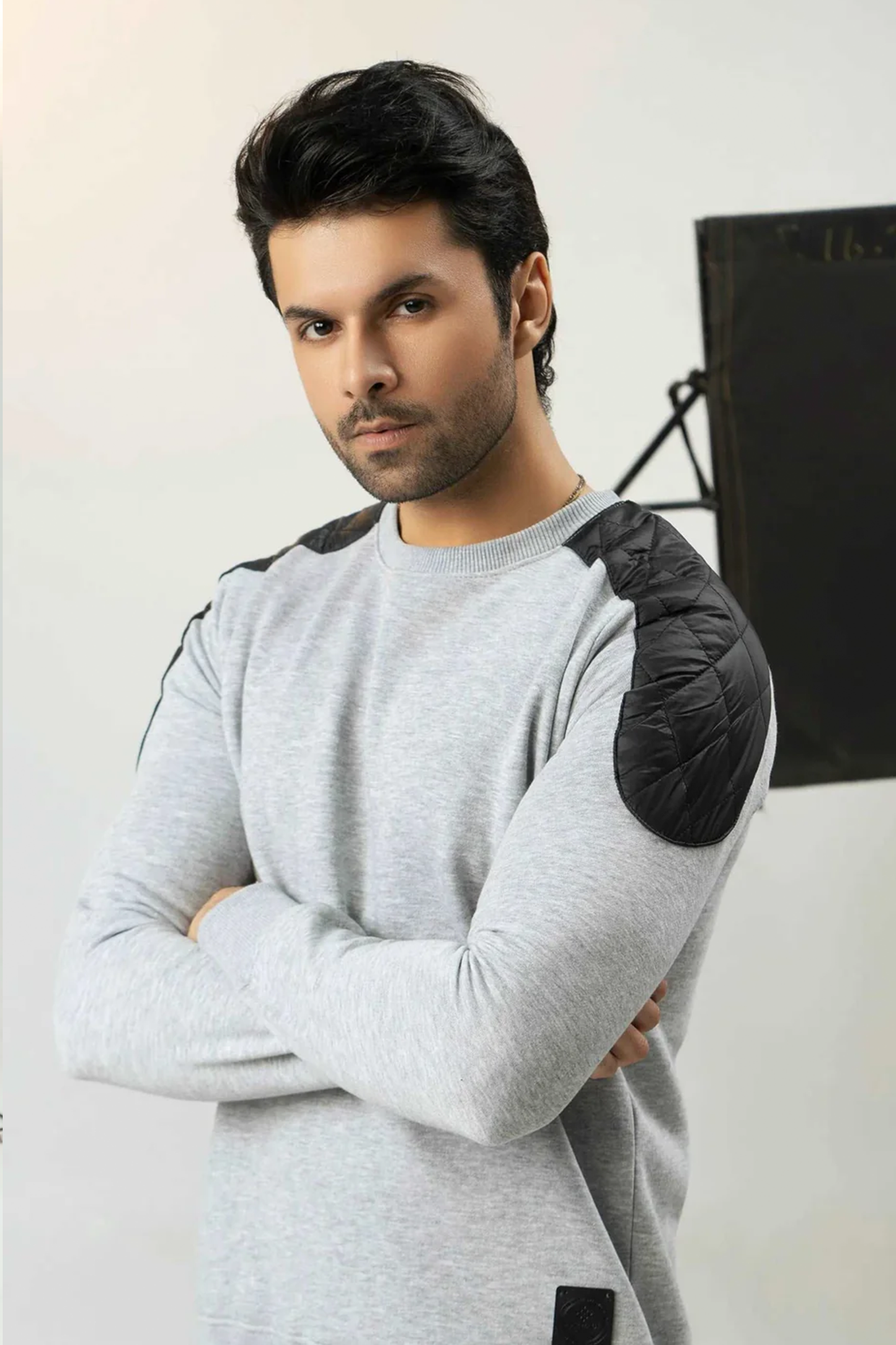 Men Regular Fit Sweatshirt - Gray