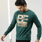 Men Regular Fit Sweatshirt - Green