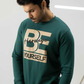 Men Regular Fit Sweatshirt - Green