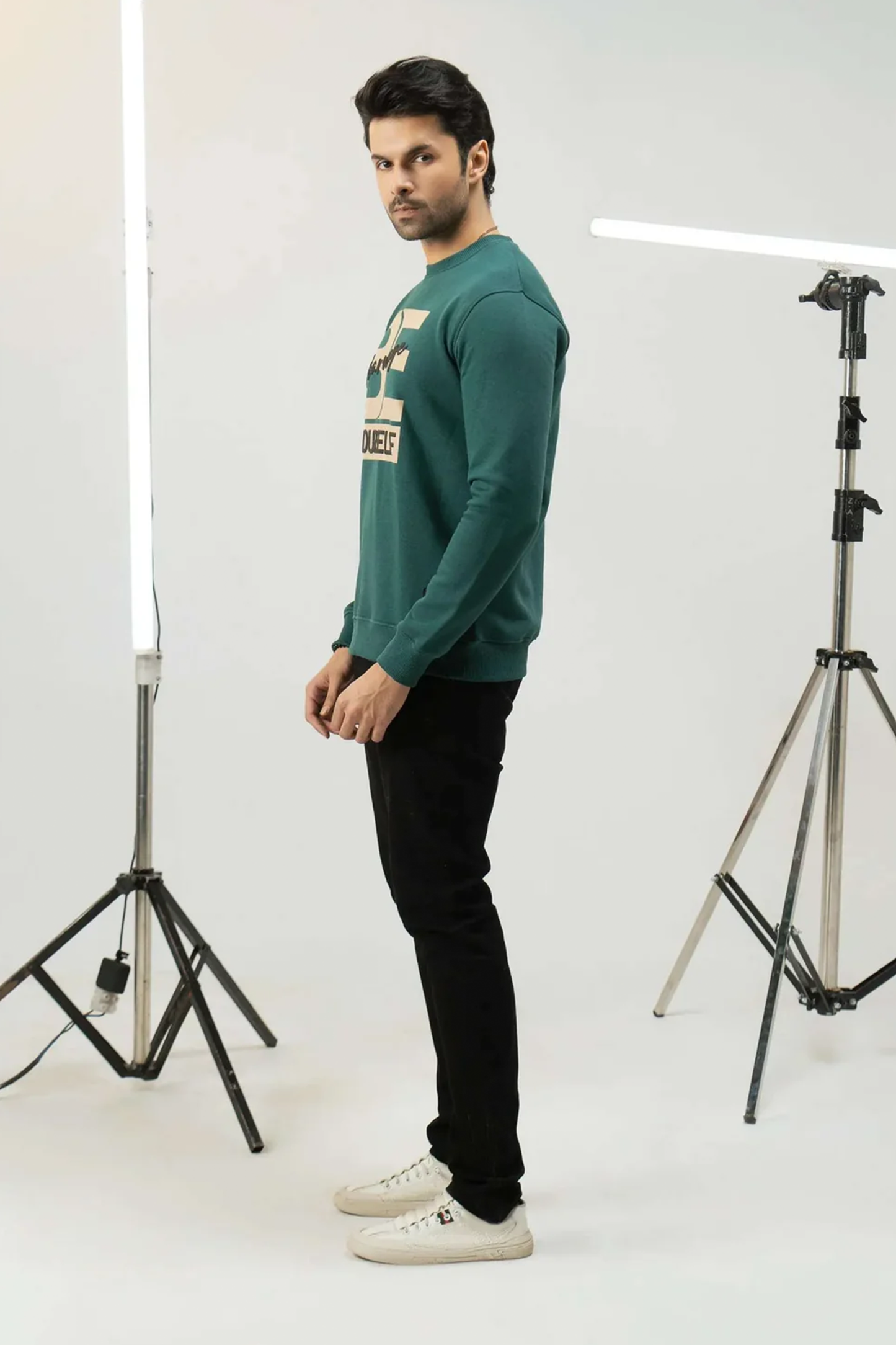 Men Regular Fit Sweatshirt - Green
