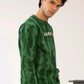 Men Regular Fit Sweatshirt - Green Camouflage