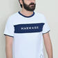 Men Round Neck T Shirt - White