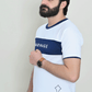 Men Round Neck T Shirt - White