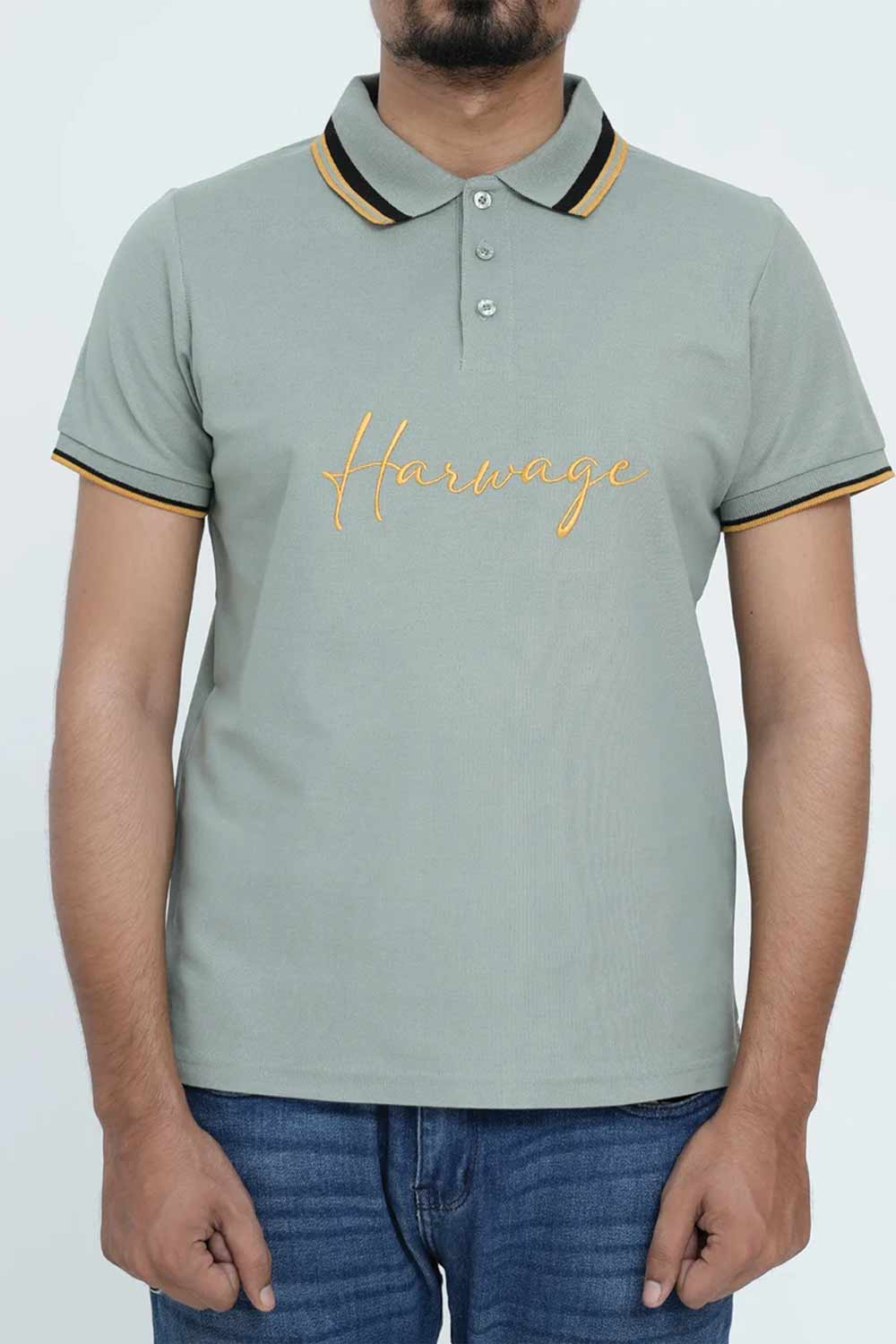 Men Signature Polo Shirt - Iceberg Green