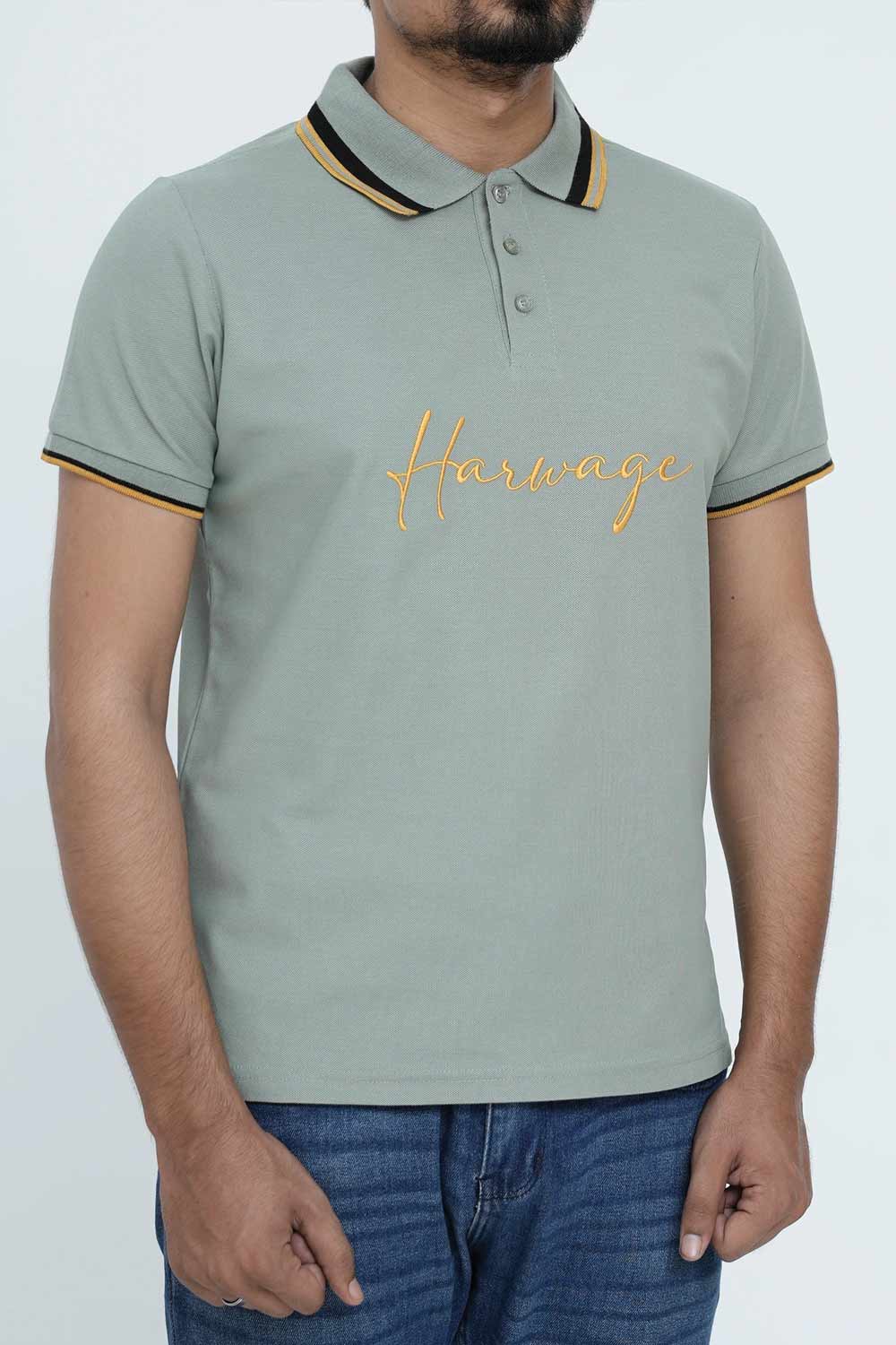 Men Signature Polo Shirt - Iceberg Green