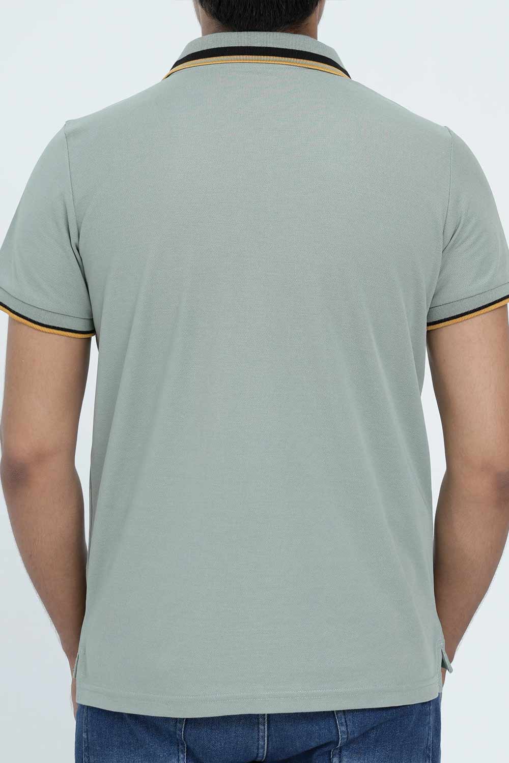 Men Signature Polo Shirt - Iceberg Green