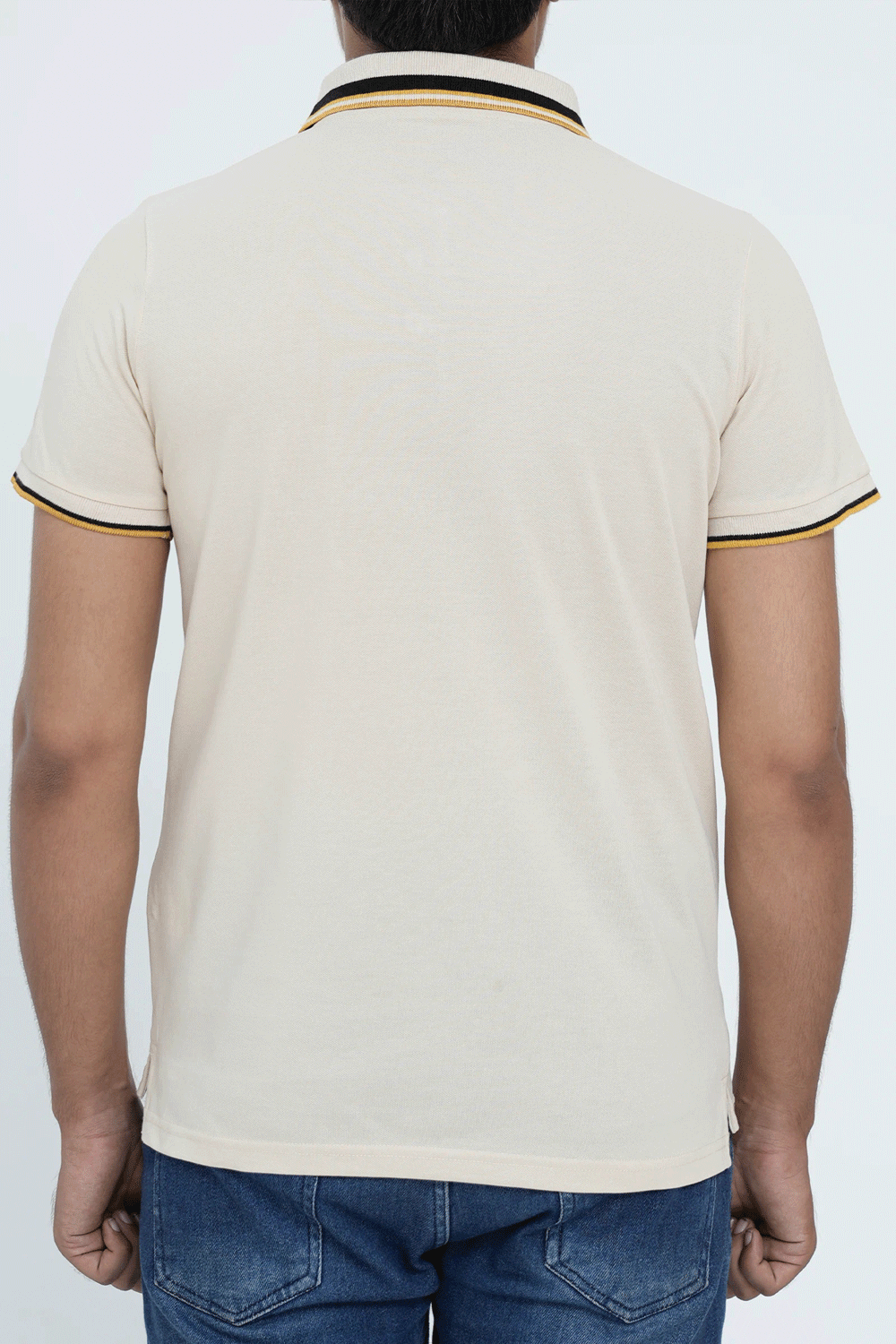 Men Signature Polo Shirt - White Swan