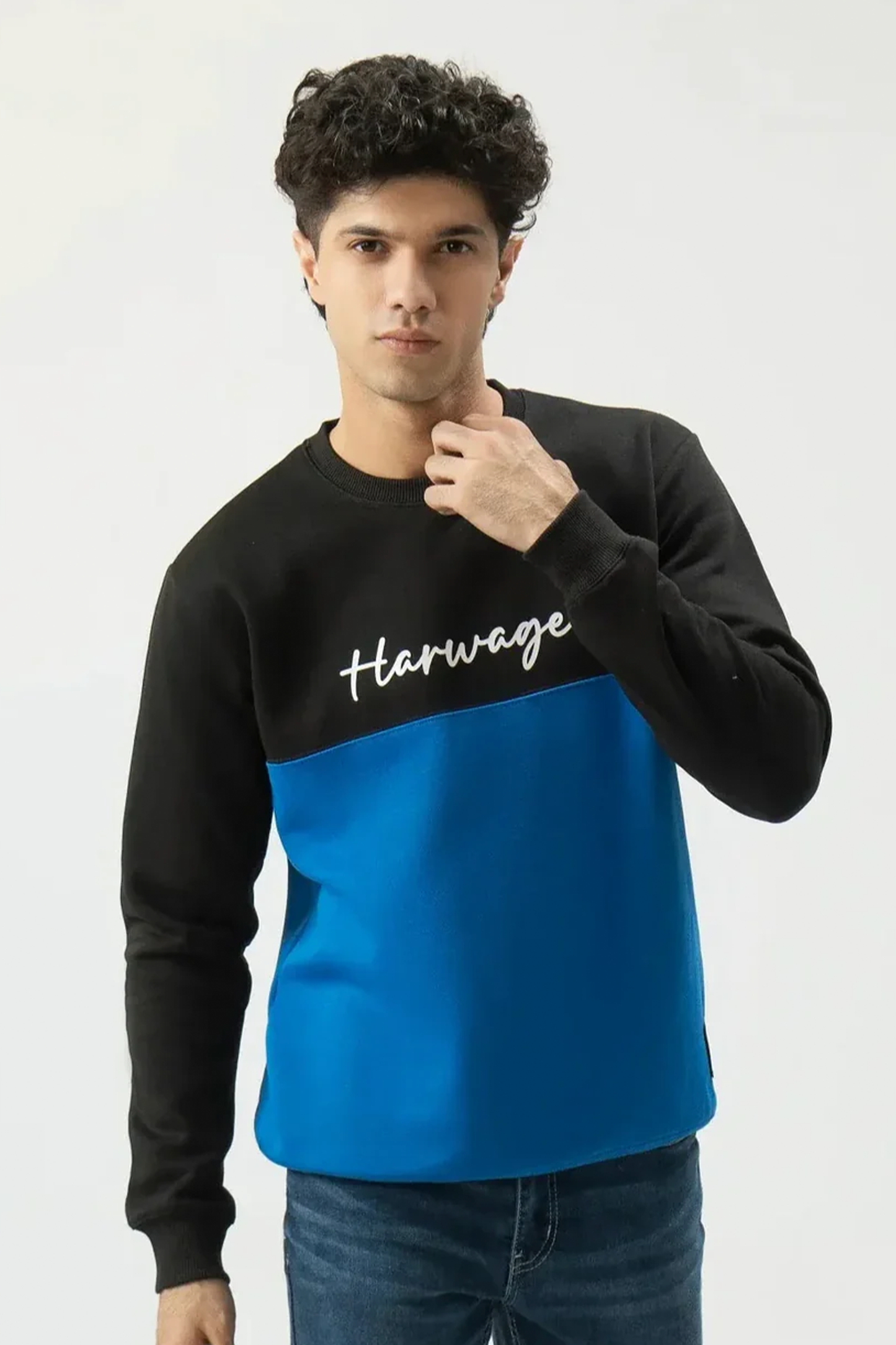 Men Signature Sweatshirt - Blue