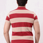 Men Stripe Polo Shirt - Sand Dollar
