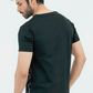 Men V Neck T Shirt - Black