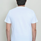 Men V Neck T Shirt – White