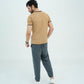 Men Basic Loose Fit Trouser - Grey