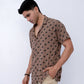Men Casual Shirts	- Brown