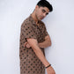 Men Casual Shirts	- Brown