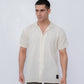 Men Casual Shirts	- Cream