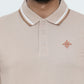 Men Contrast Tipping Polo Shirt -  Sand Dollar