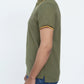 Men Contrast Tipping Polo Shirt - Olive Branch