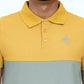 Men Cutline Polo Shirt - Yellow/Green