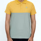 Men Cutline Polo Shirt - Yellow/Green