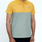 Men Cutline Polo Shirt - Yellow/Green