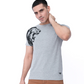 Men Graphic T Shirts - Grey