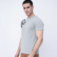 Men Graphic T Shirts - Grey