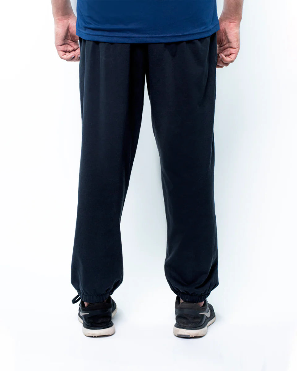 Men Loose Fit Trousers - Black