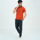 Men Zipper Pocket Trousers - Black