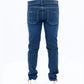 Men Dark Blue Carrot Fit Jeans 2