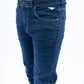 Men Dark Blue Carrot Fit Jeans 3