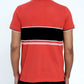 Men Dyed Yarn Polo Shirt - Red/Black