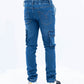 Men Mid Blue Jogger Jeans 2