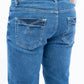 Men Mid Blue Slim Fit Denim Jeans 3