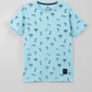 Men's All-Over Printed Cotton T-Shirt -  Spun Sugar