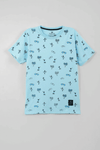 Men's All-Over Printed Cotton T-Shirt -  Spun Sugar