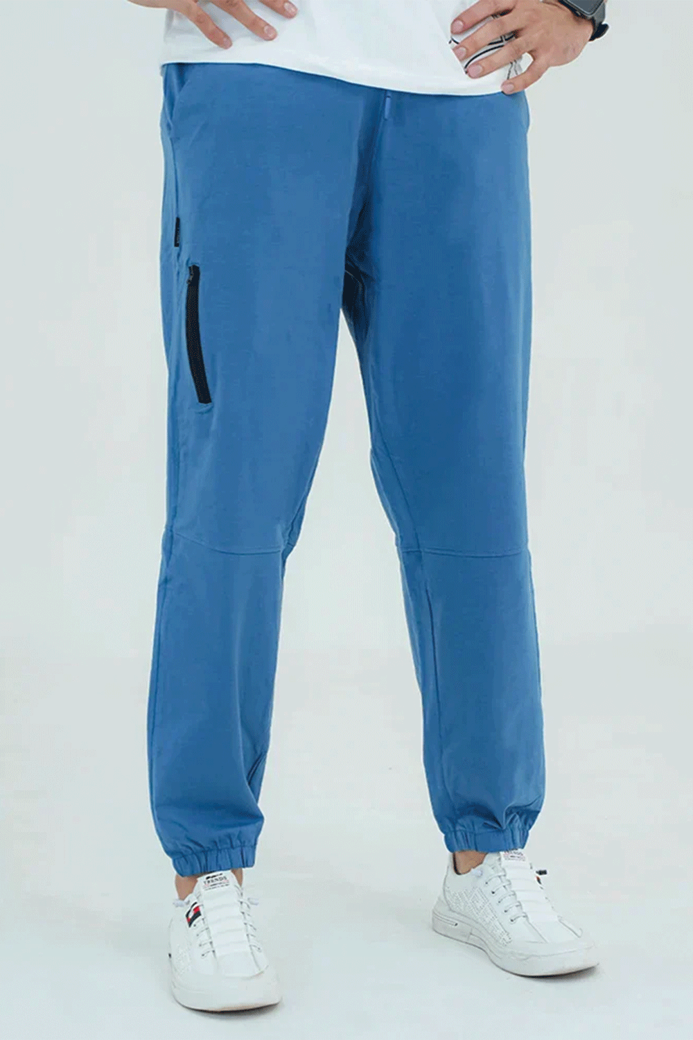 Men's Basic Side Zip Trouser- 3 Colors