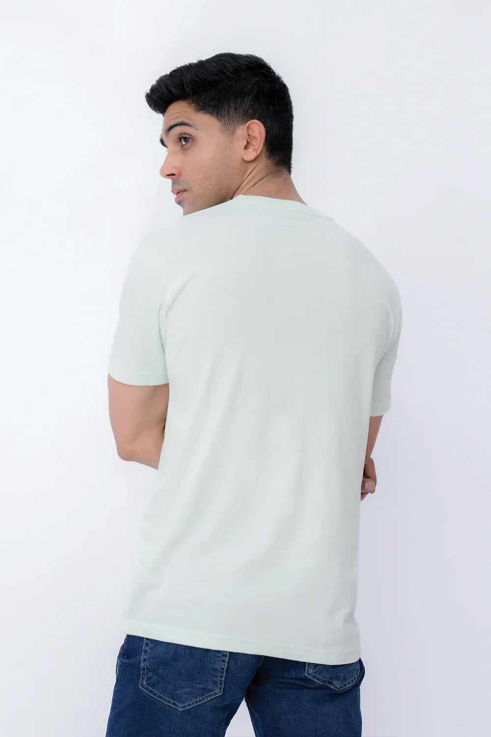 Men’s Cotton Graphic T-Shirt – Hint of Mint