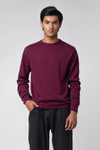 Men’s Crew Neck Sweater - Maroon