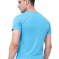 Men’s Graphic Printed T-Shirt – Cyan Blue