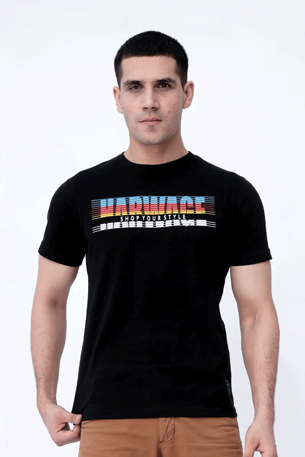 Men’s Graphic T-Shirt – Jet Black