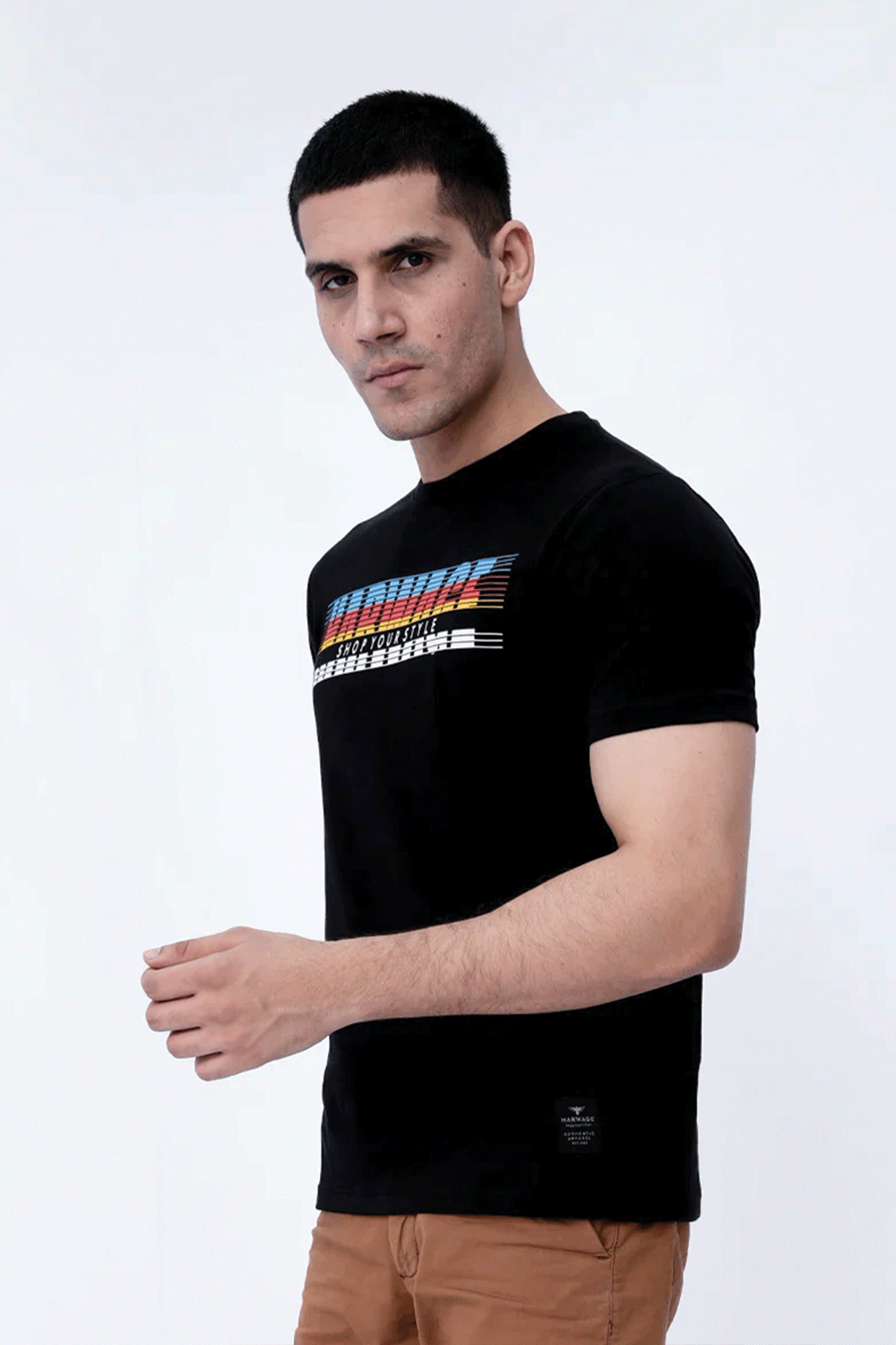 Men’s Graphic T-Shirt – Jet Black