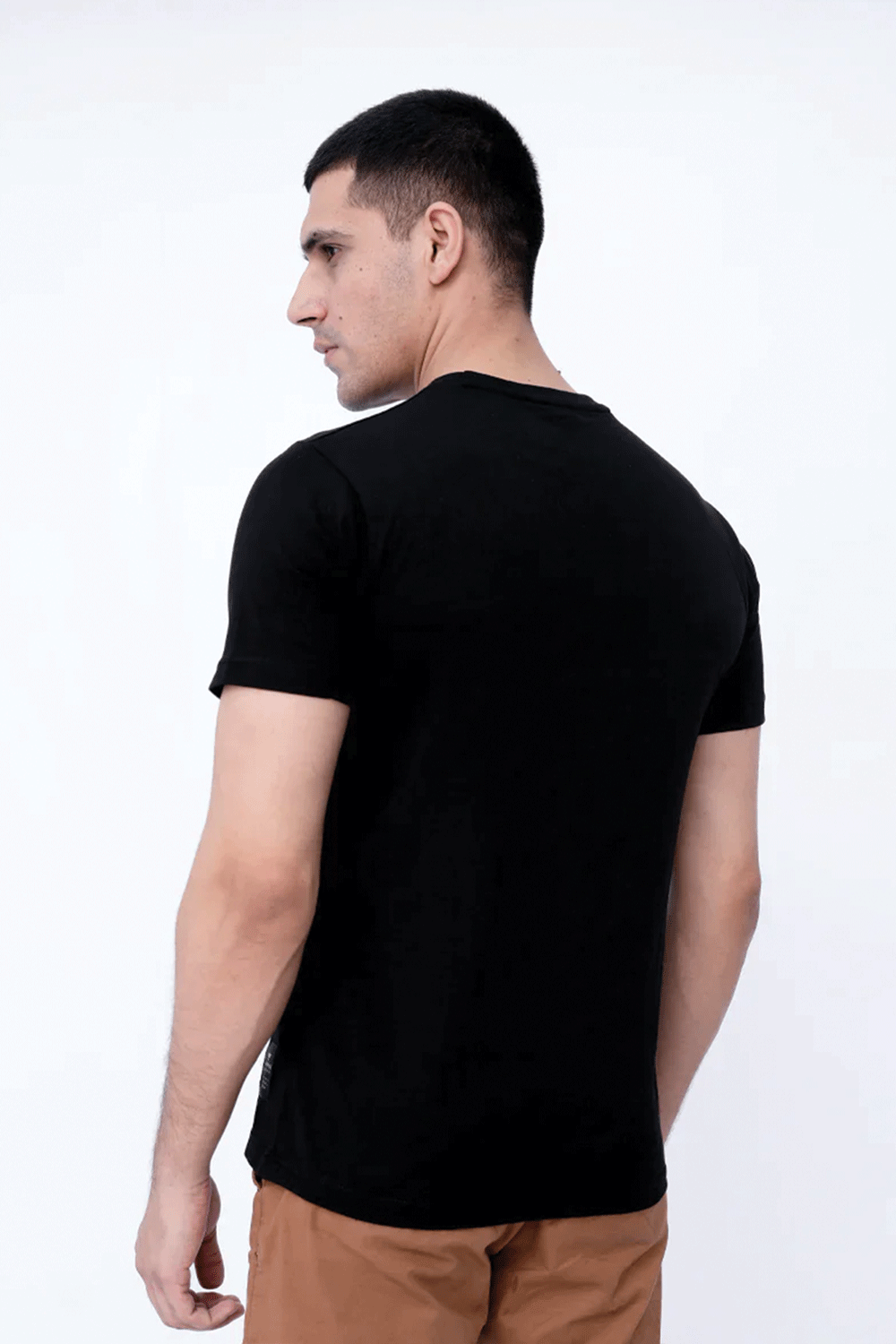 Men’s Graphic T-Shirt – Jet Black