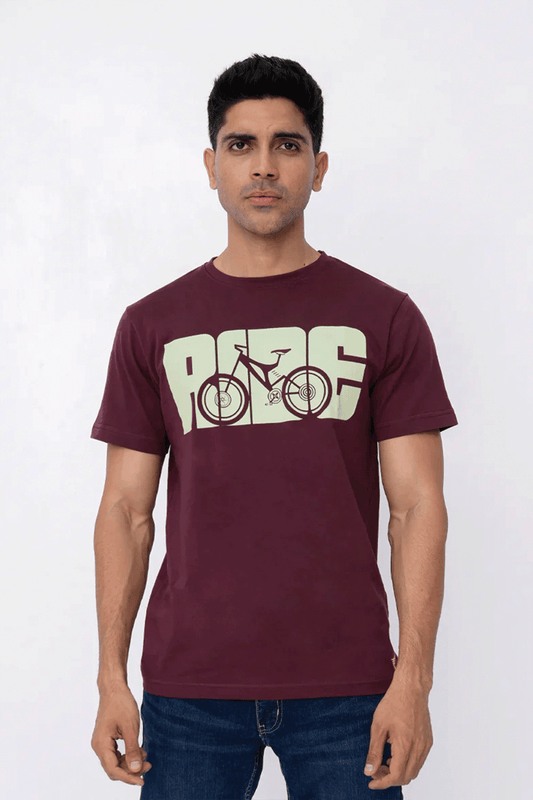 Men's Maroon Graphic T-Shirt – Maroon Banner