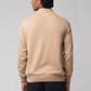 Men’s Turtle Neck Sweater - Beige
